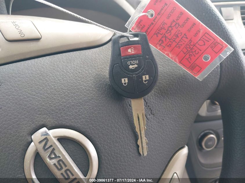 2017 Nissan Sentra S VIN: 3N1AB7APXHY211262 Lot: 39861377