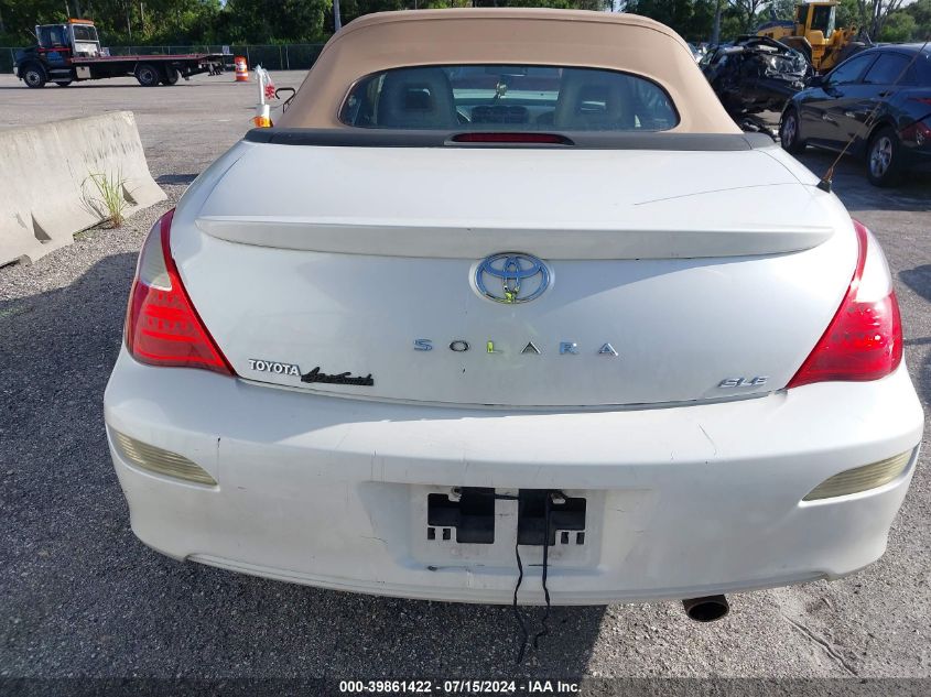 2007 Toyota Camry Solara Sle VIN: 4T1FA38P67U120930 Lot: 39861422