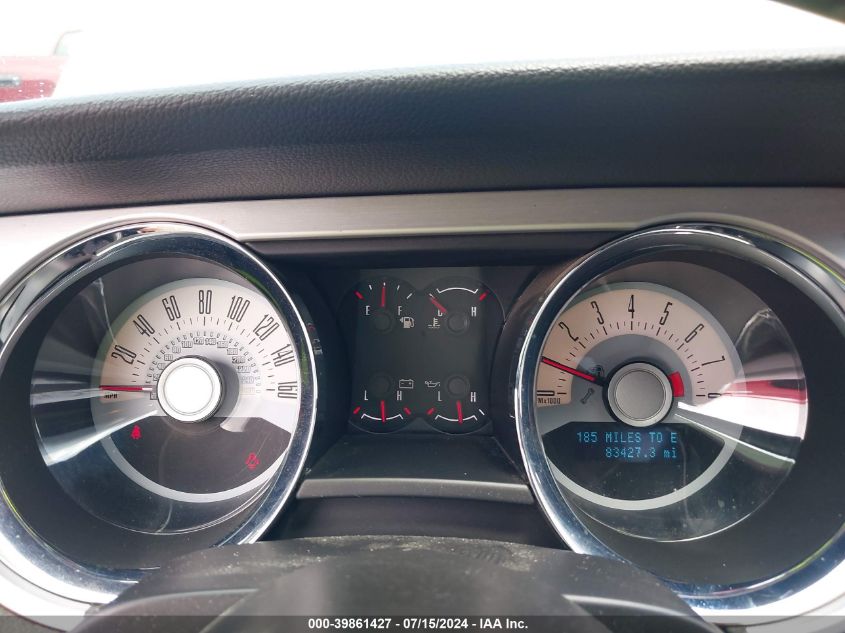 2012 Ford Mustang V6 Premium VIN: 1ZVBP8EM4C5230594 Lot: 39861427