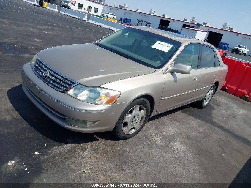 2003 Toyota Avalon Xls VIN: 4T1BF28B93U306809 Lot: 39861443