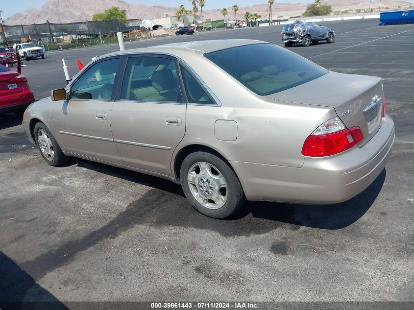 2003 Toyota Avalon Xls VIN: 4T1BF28B93U306809 Lot: 39861443