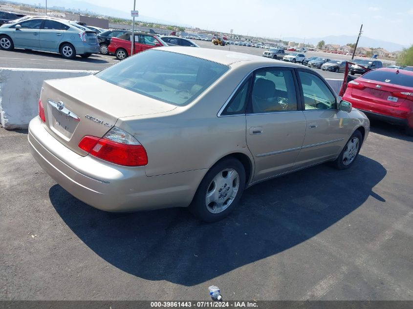 2003 Toyota Avalon Xls VIN: 4T1BF28B93U306809 Lot: 39861443