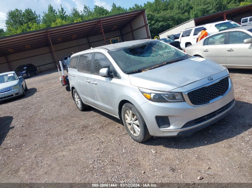 KNDMA5C13G1658677 2016 Kia Sedona L