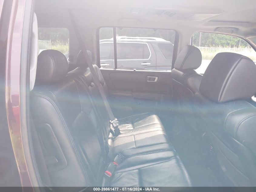 2010 Honda Pilot Touring VIN: 5FNYF3H9XAB002587 Lot: 39861477