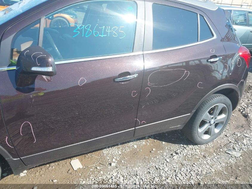 2014 Buick Encore Leather VIN: KL4CJGSB1EB605359 Lot: 39861485