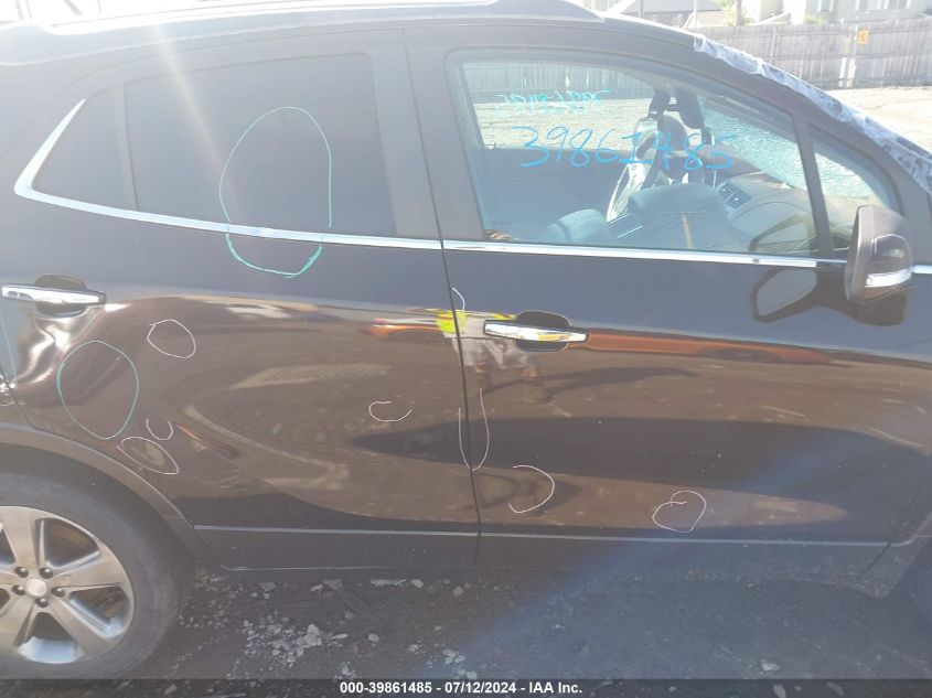 2014 Buick Encore Leather VIN: KL4CJGSB1EB605359 Lot: 39861485