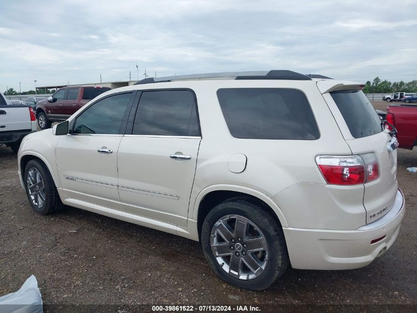 2011 GMC Acadia Denali VIN: 1GKKRTED8BJ249854 Lot: 39861522