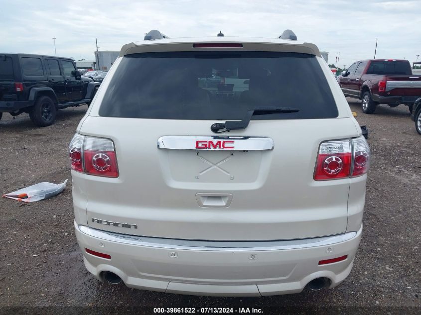 2011 GMC Acadia Denali VIN: 1GKKRTED8BJ249854 Lot: 39861522