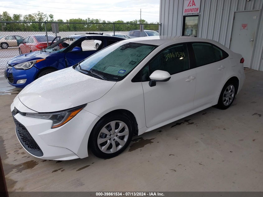 2022 TOYOTA COROLLA(VIN: 5YFEPMAE1NP333582
