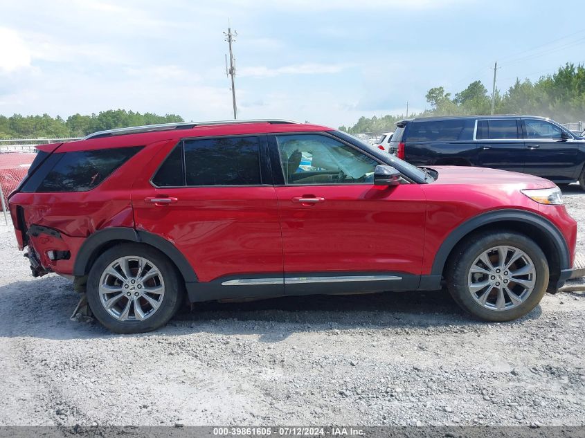 2021 Ford Explorer Limited VIN: 1FMSK7FH4MGB52140 Lot: 39861605