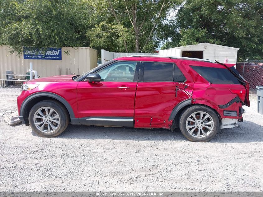 2021 Ford Explorer Limited VIN: 1FMSK7FH4MGB52140 Lot: 39861605