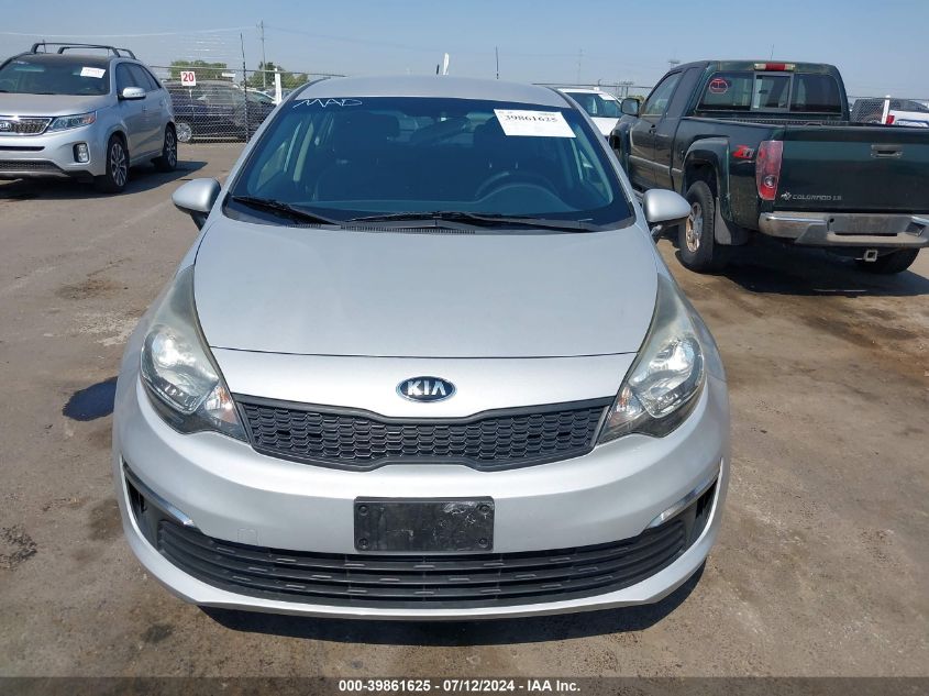 2016 Kia Rio Lx VIN: KNADM4A37G6691991 Lot: 39861625