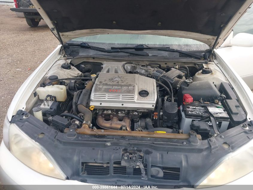 2000 Lexus Es 300 VIN: JT8BF28GXY5085074 Lot: 39861644