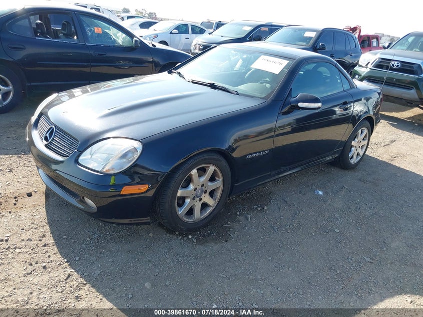 2004 Mercedes-Benz Slk 230 Kompressor VIN: WDBKK49FX4F306576 Lot: 39861670