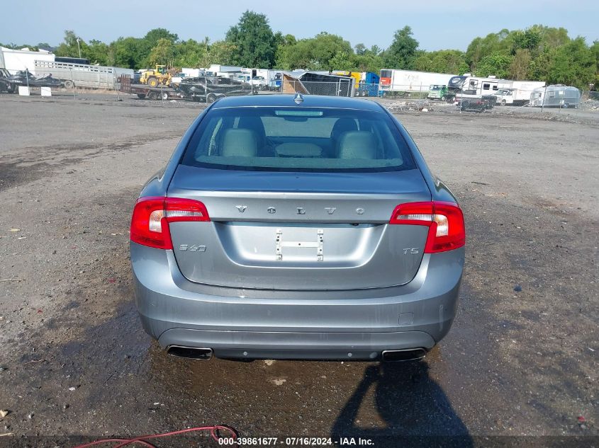 2016 Volvo S60 T5 Drive-E Premier VIN: YV126MFK9G2394792 Lot: 39861677