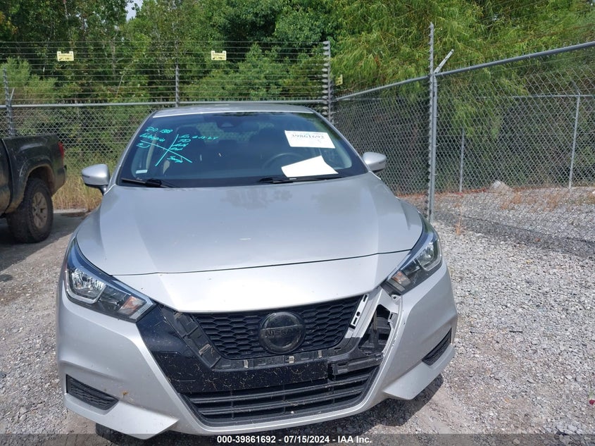 2021 Nissan Versa Sv Xtronic Cvt VIN: 3N1CN8EV6ML846565 Lot: 39861692