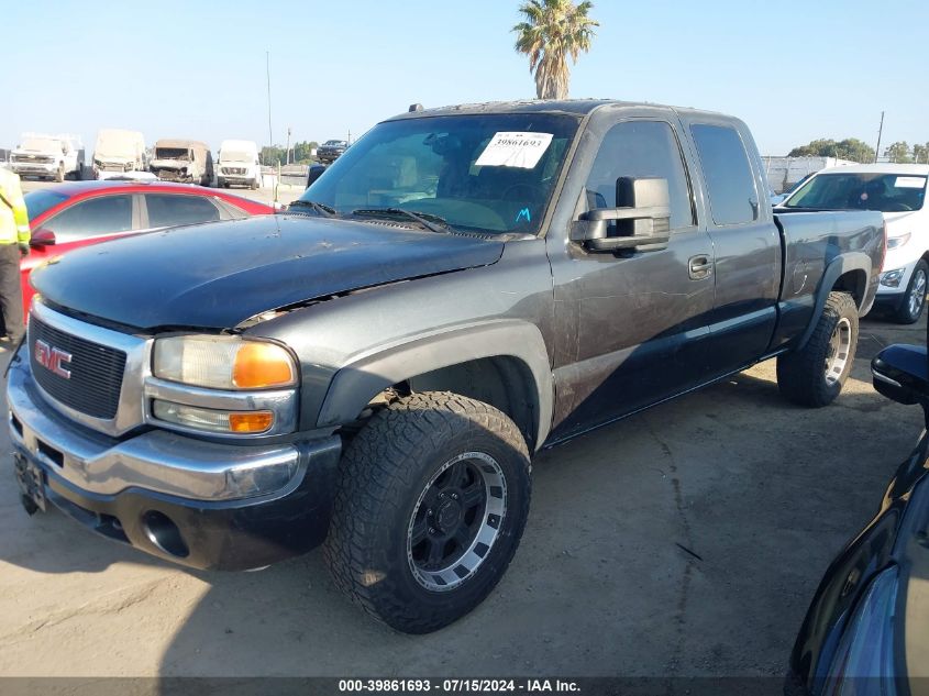 2005 GMC Sierra 1500 Sle VIN: 1GTEC19T15Z202462 Lot: 39861693