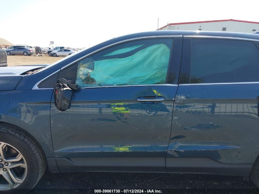 2016 Ford Edge Titanium VIN: 2FMPK4K96GBB42322 Lot: 39861730