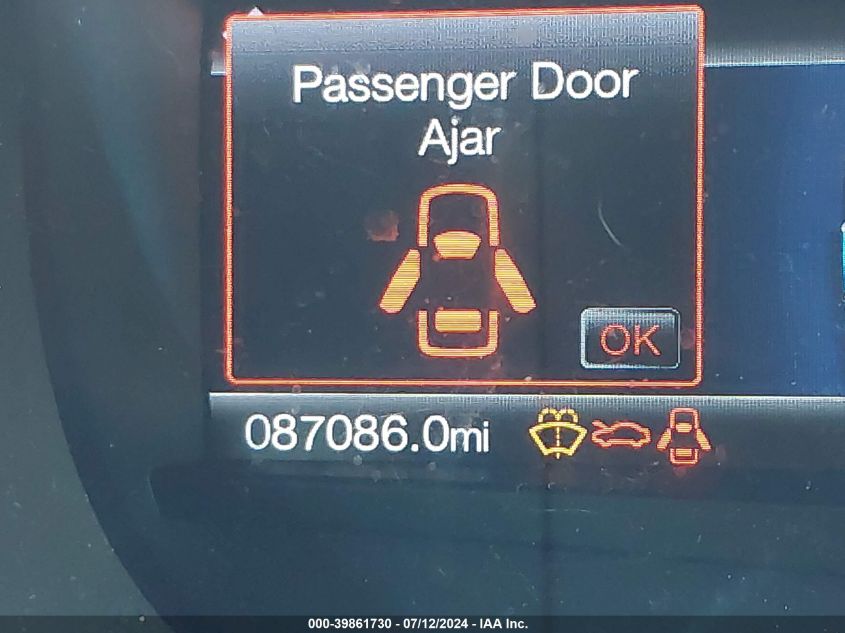 2016 Ford Edge Titanium VIN: 2FMPK4K96GBB42322 Lot: 39861730