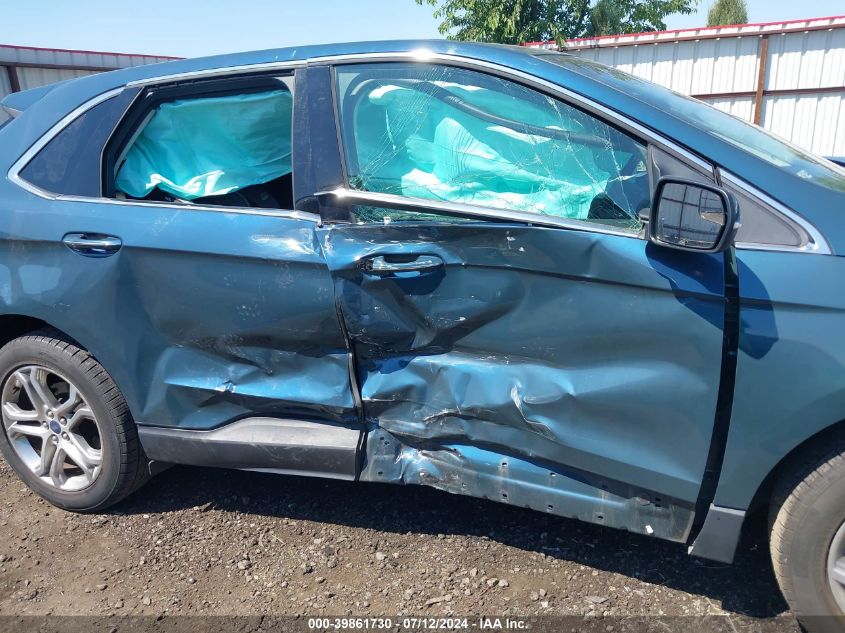 2016 Ford Edge Titanium VIN: 2FMPK4K96GBB42322 Lot: 39861730