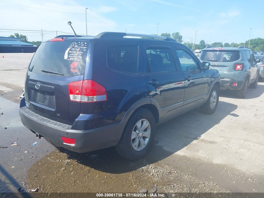 2009 Kia Borrego Lx/Ex VIN: KNDJH741995016724 Lot: 39861738