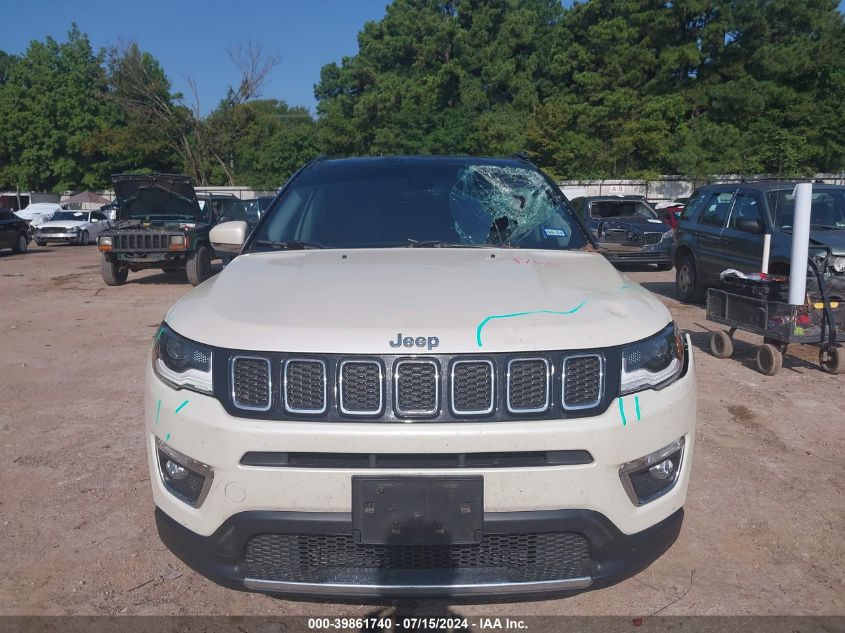 2019 Jeep Compass Limited Fwd VIN: 3C4NJCCB8KT743271 Lot: 39861740