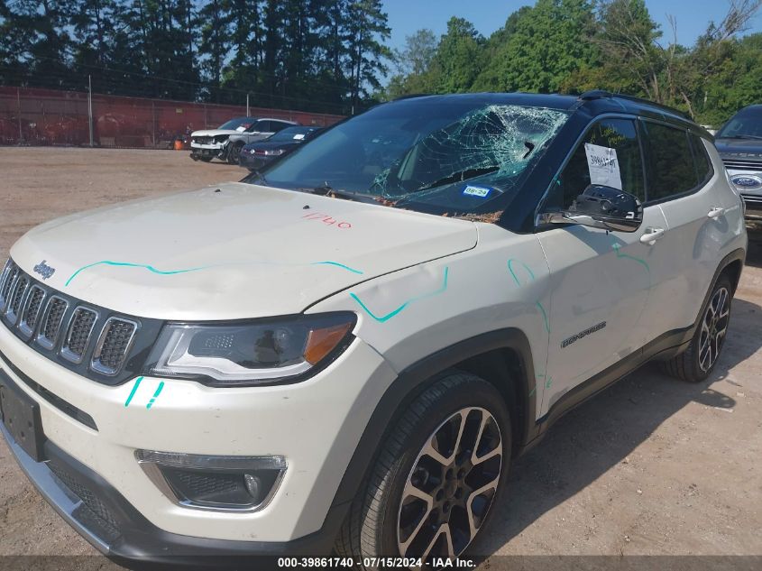 2019 Jeep Compass Limited Fwd VIN: 3C4NJCCB8KT743271 Lot: 39861740