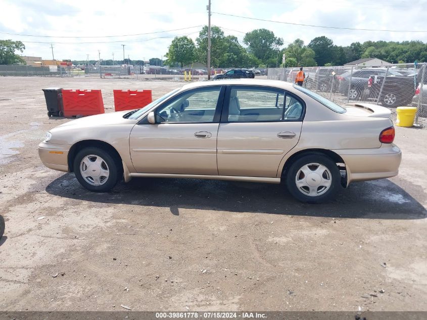 2001 Chevrolet Malibu Ls VIN: 1G1NE52JX16118445 Lot: 39861778