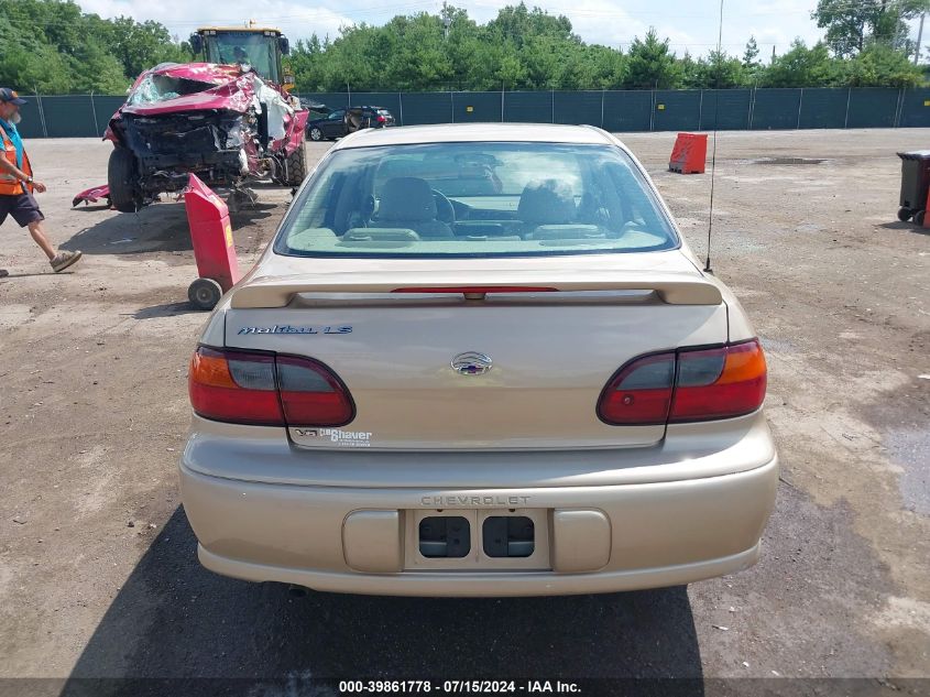 2001 Chevrolet Malibu Ls VIN: 1G1NE52JX16118445 Lot: 39861778