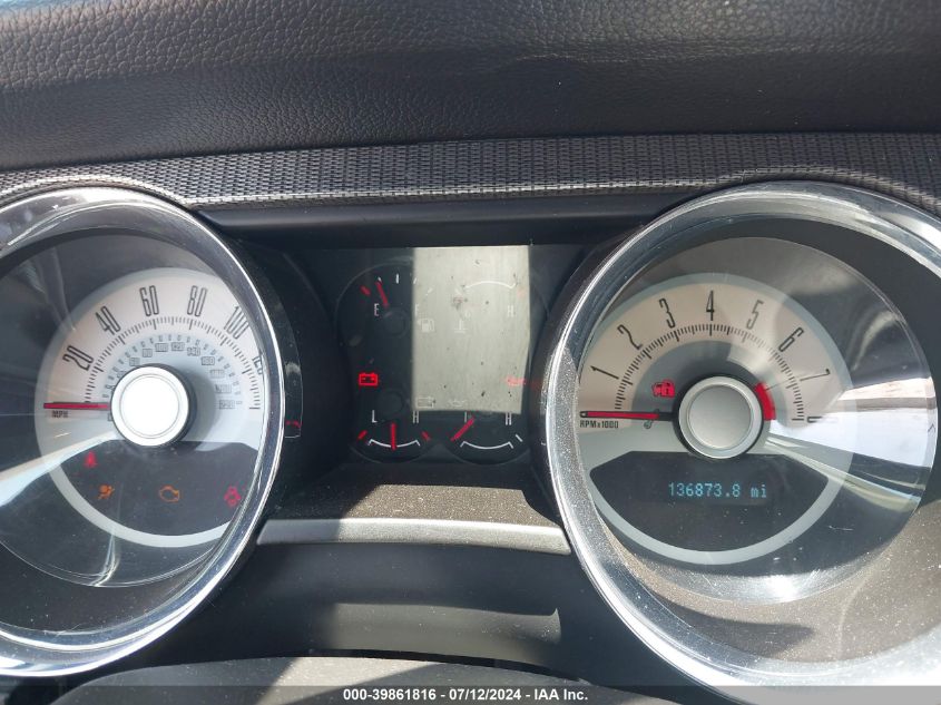 2010 Ford Mustang Gt/Gt Premium VIN: 1ZVBP8CH1A5112327 Lot: 39861816