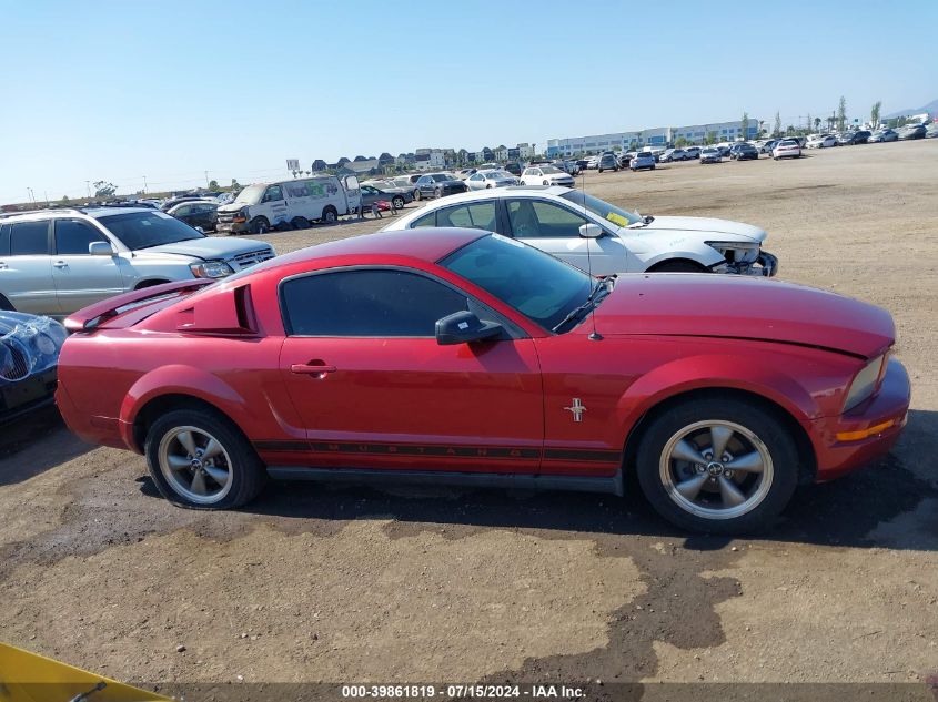 2006 Ford Mustang V6 VIN: 1ZVFT80N765216044 Lot: 39861819