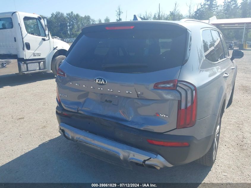 2021 Kia Telluride S VIN: 5XYP6DHC7MG160587 Lot: 39861829