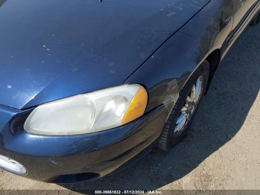 2001 Chrysler Sebring Limited VIN: 1C3EL65U71N626388 Lot: 39861832