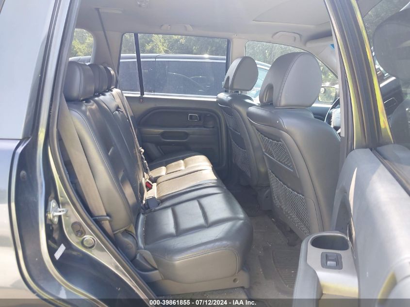 2006 Honda Pilot Ex-L VIN: 2HKYF18536H002280 Lot: 39861855