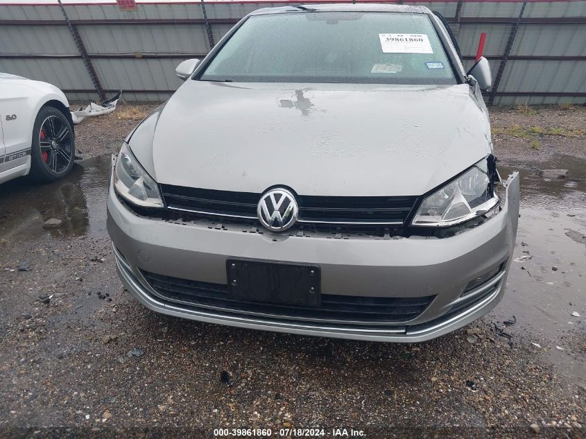 2015 Volkswagen Golf Tsi Sel 4-Door VIN: 3VW217AU8FM020208 Lot: 39861860