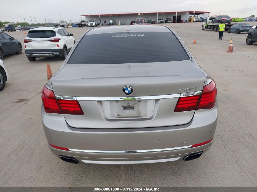 2013 BMW 740I VIN: WBAYA6C53DC994946 Lot: 39861890