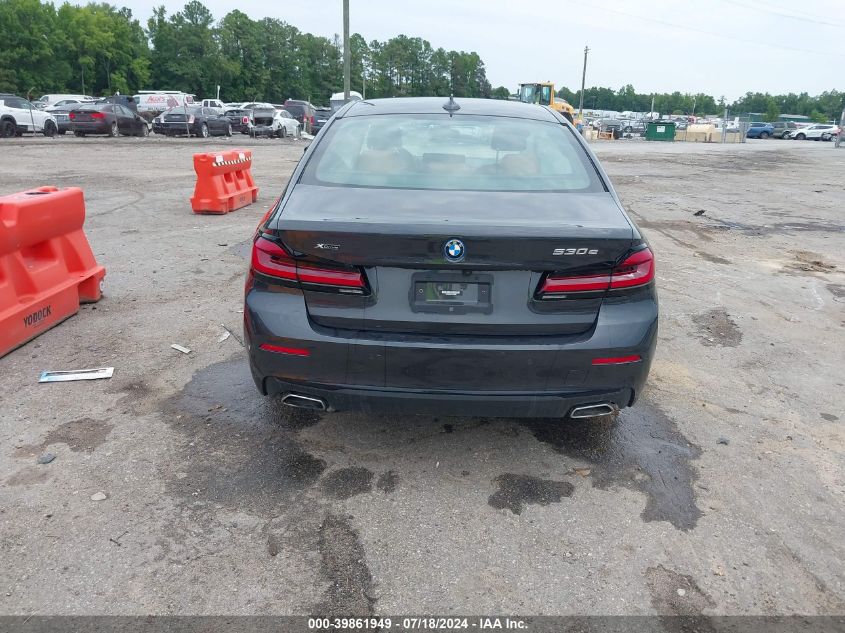 2023 BMW 530E xDrive VIN: WBA33AG06PCM30685 Lot: 39861949