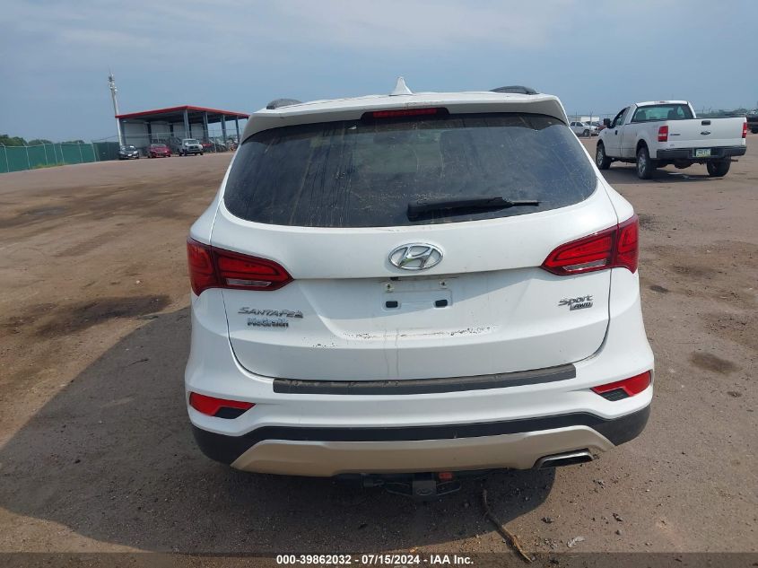 2017 Hyundai Santa Fe Sport 2.4L VIN: 5NMZUDLB2HH024652 Lot: 39862032