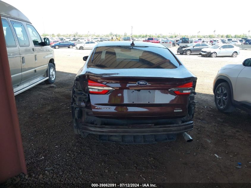 2019 Ford Fusion Sel VIN: 3FA6P0CDXKR257194 Lot: 39862091