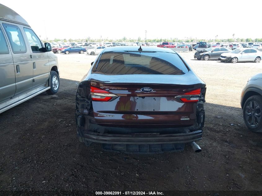 2019 Ford Fusion Sel VIN: 3FA6P0CDXKR257194 Lot: 39862091