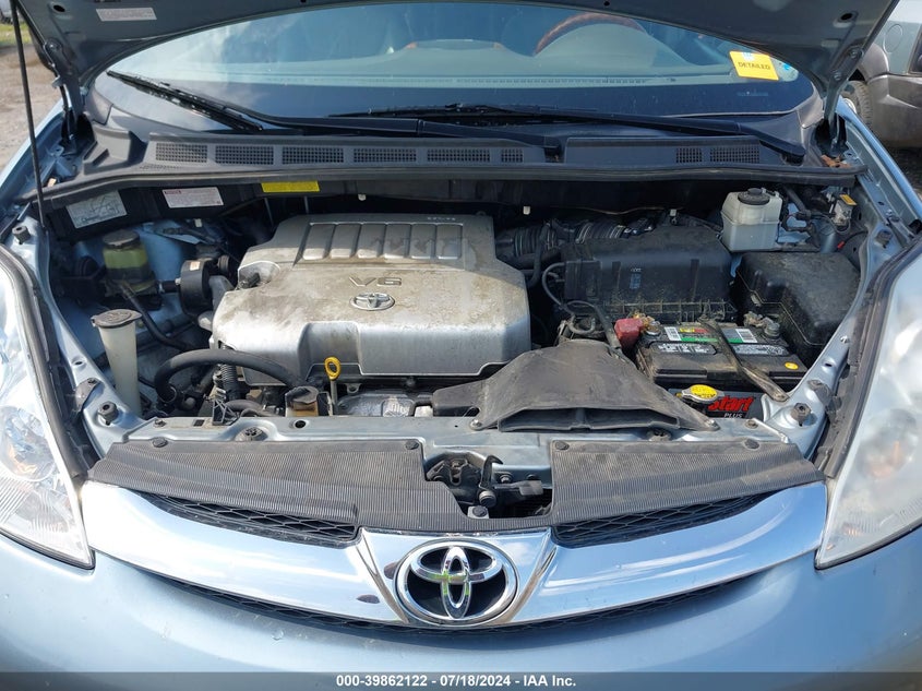 2008 Toyota Sienna Limited VIN: 5TDBK22C98S016874 Lot: 39862122