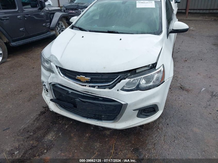 2019 Chevrolet Sonic Lt Auto VIN: 1G1JD5SB7K4146162 Lot: 39862125