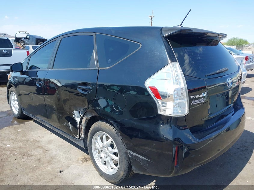 2012 Toyota Prius V Three VIN: JTDZN3EU9C3047021 Lot: 39862132