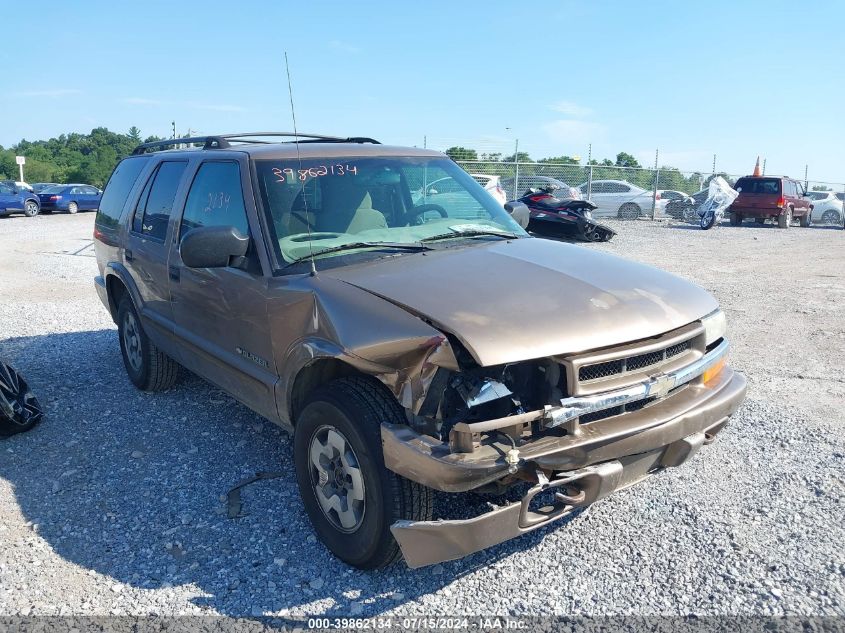 2002 Chevrolet Blazer Ls VIN: 1GNDT13W02K214029 Lot: 39862134