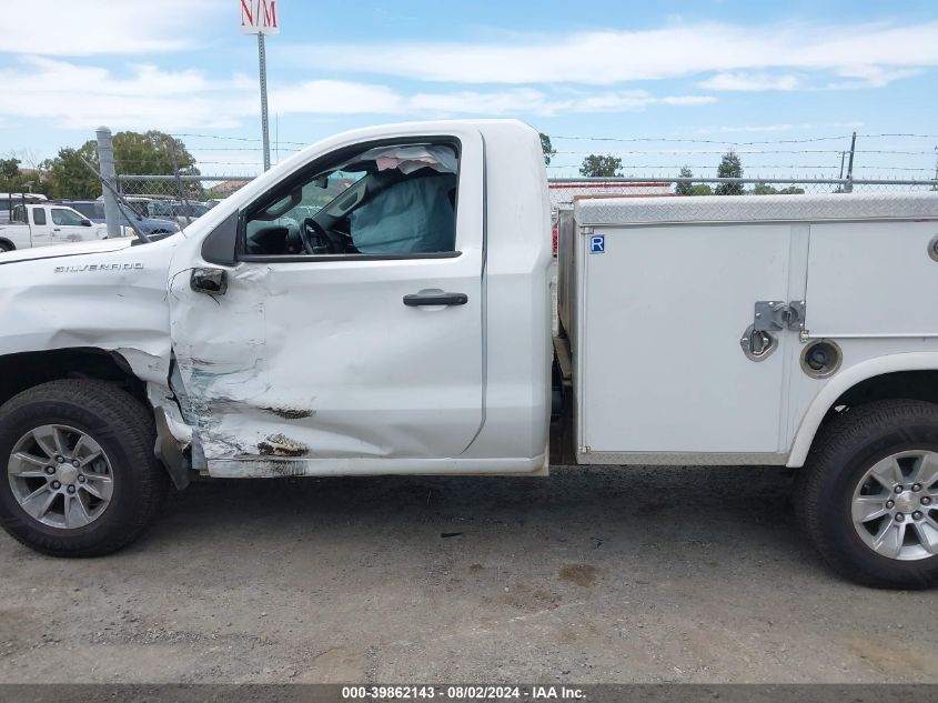 2021 Chevrolet Silverado 1500 2Wd Regular Cab Long Bed Wt VIN: 3GCNWAEF6MG335935 Lot: 39862143