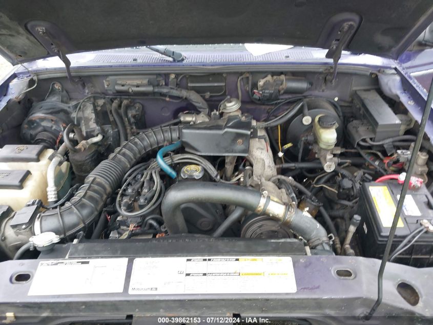 1998 Ford Ranger VIN: 1FTYR10C8WUC52587 Lot: 39862153