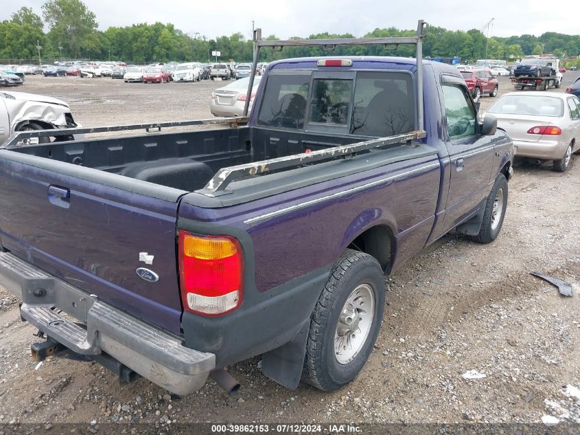 1998 Ford Ranger VIN: 1FTYR10C8WUC52587 Lot: 39862153