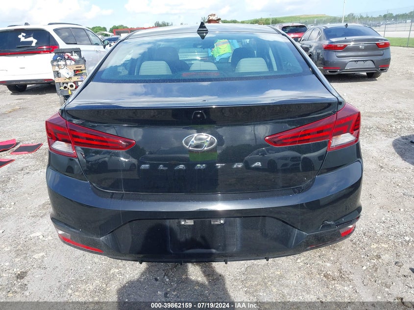 VIN 5NPD84LF9KH418886 2019 HYUNDAI ELANTRA SEL