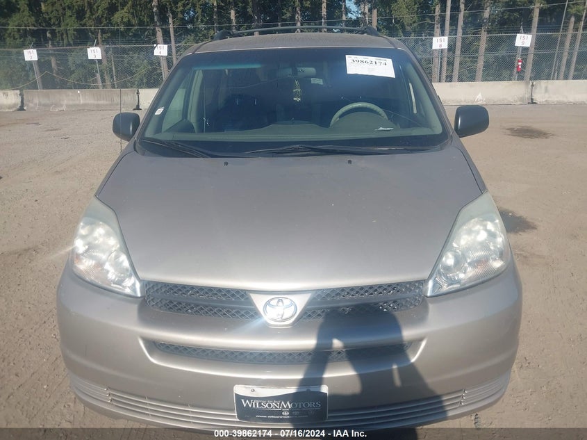 2005 Toyota Sienna Ltd VIN: 5TDZA23C15S327579 Lot: 39862174