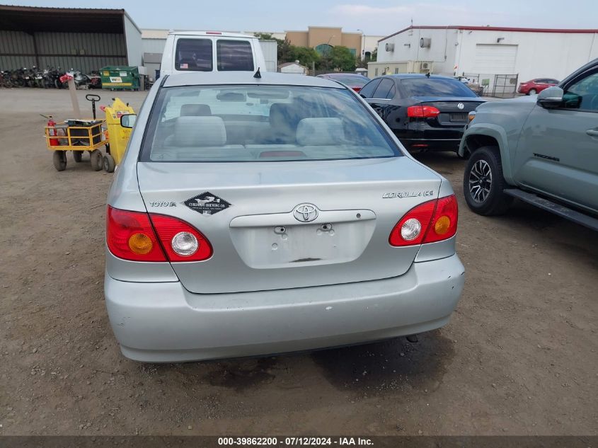 2003 Toyota Corolla Ce VIN: 1NXBR32E83Z104639 Lot: 39862200